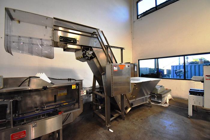 Used Hopper, Bottle, Elevator, Stainless Steel, 3 Phase Power #5991100