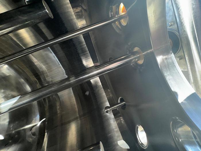 Used Tank, 300 Gallon, 316L Stainless Steel, Jacketed, Scrape Agitated, Feldmeier #S745371