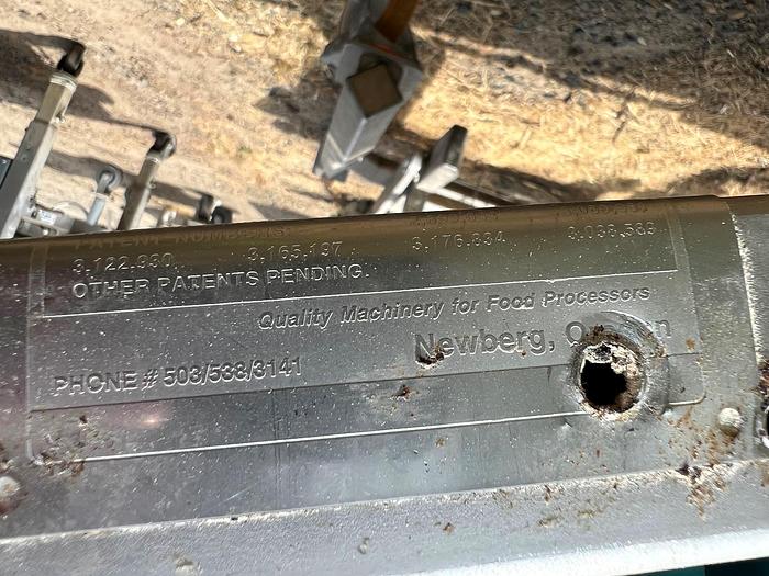 Used Conveyor, Belt, Incline, Cleated, Stainless Steel, Andgar, Z-Frame #C745228