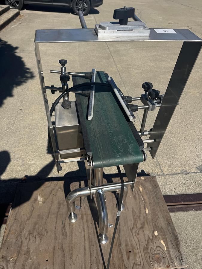 Used Conveyor, Belt, 5-3/4” X 21” & 25”,  (2) Belt Conveyors, Stainless Steel, #5991591