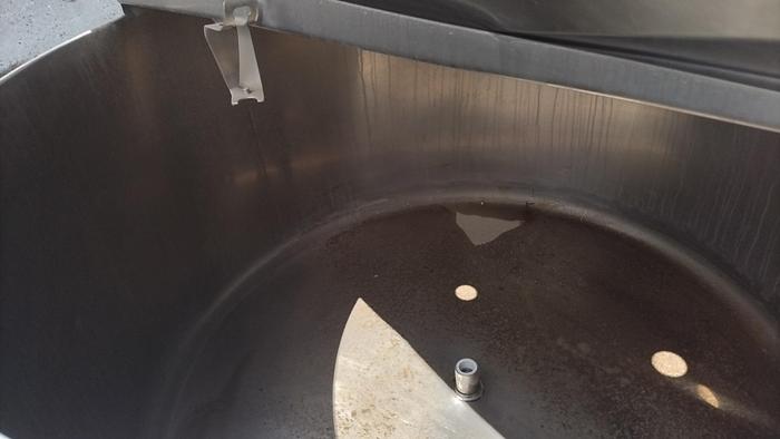 Used Stainless Steel 300 Gallon Vat Pasteurizer Tank S745076
