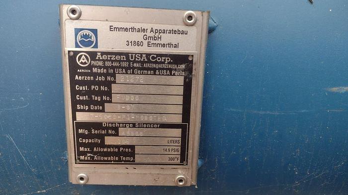 Used Aerzen GM 35 S-00 rotary lobe blower
