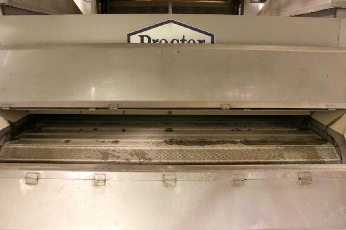 Used Dryer, Apron, 80" x 54', S/st, Proctor & Schwartz, Dbl Pass #5991902
