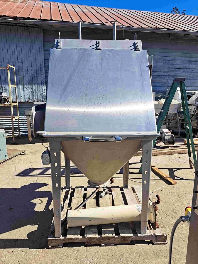 Used Unloader, Bag Break Station, Stainless Steel, Dust Collection, 3 HP, #