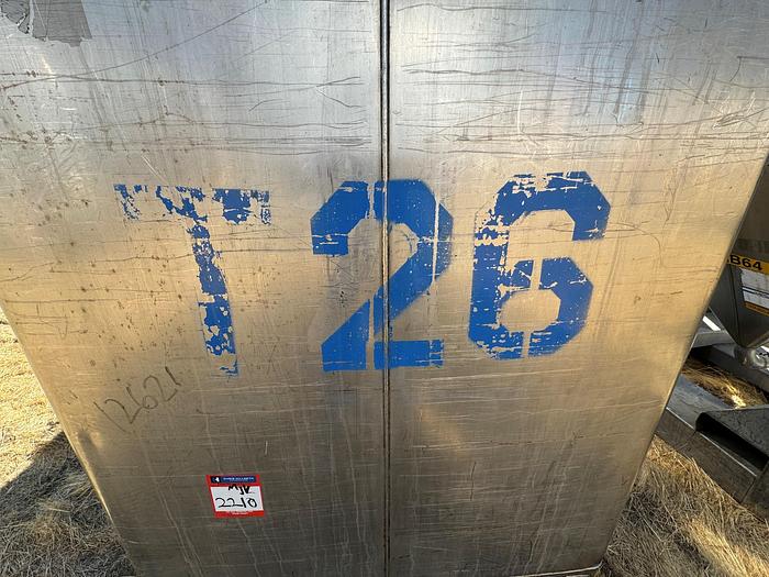 Used Tank, 550 Gallon, 316 Stainless Steel, Tote, #5991029