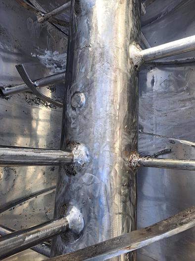 Used Mixer, Ribbon, 350 Cubic Feet, Stainless Steel, 100 HP #S745353