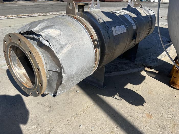 Used Heat Exchanger, Shell & Tube, 613 SF, DCR, S/St