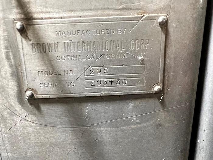 Used Pulper, Finisher, Brown, 202, 30 HP #C745003