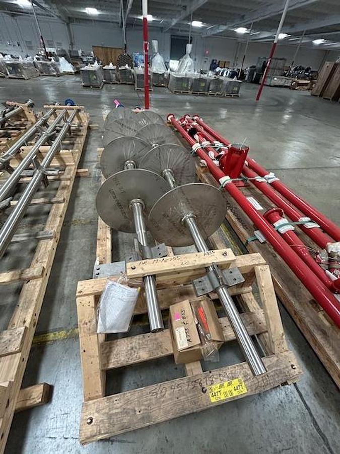 Used Reactor, 2,775 Gallon, 304 Stainless Steel, Equipromex, Water Wash, Vertical, 145 PSI, Agitated, Unused, #5991584