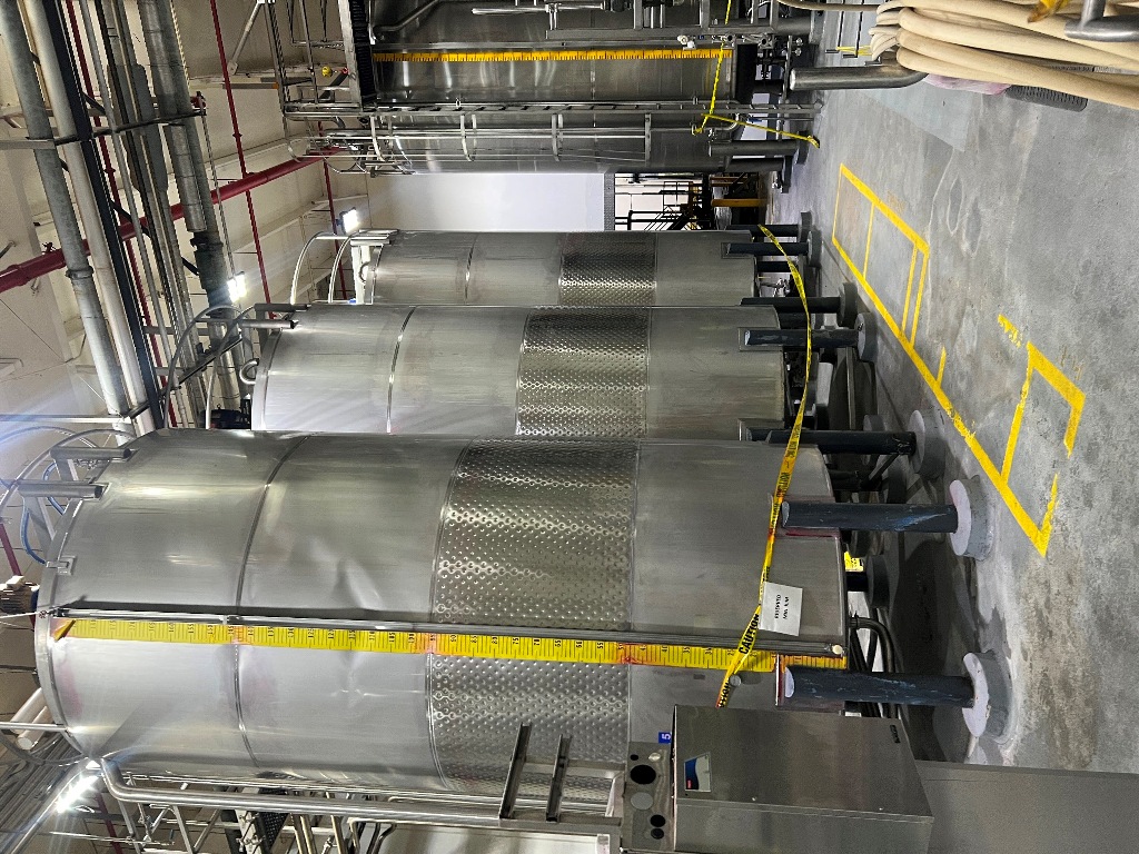 Used Tank, 6,000 Gallon, Dimple Jacketed, Agitated, Stainless Steel, Qty 3, #5991623