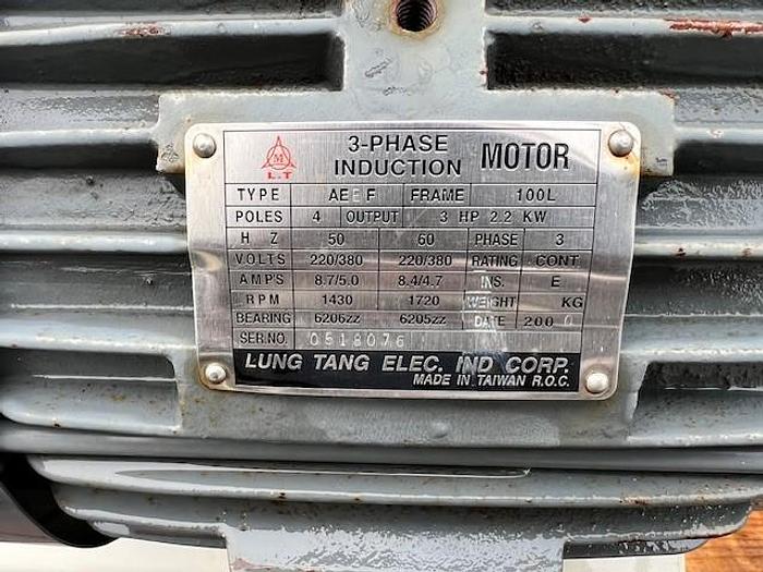 Used Grinder, Plastic, Scrap, 12.25" x 11.25", 3 HP, #S745113