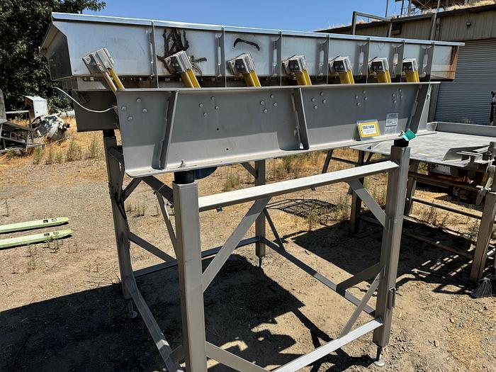 Used Feeder, Vibratory, 46" x 7-1/2', Stainless Steel, Best, #5861444