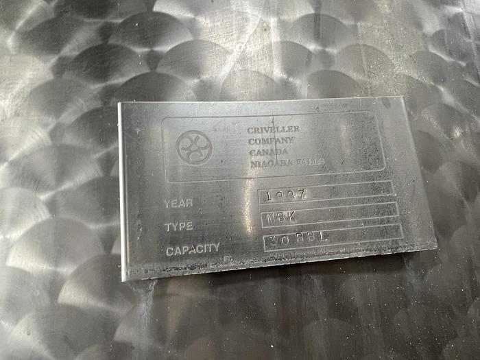 Used Criveler 30 bbl Brewhouse, 2-Vessel #C745023