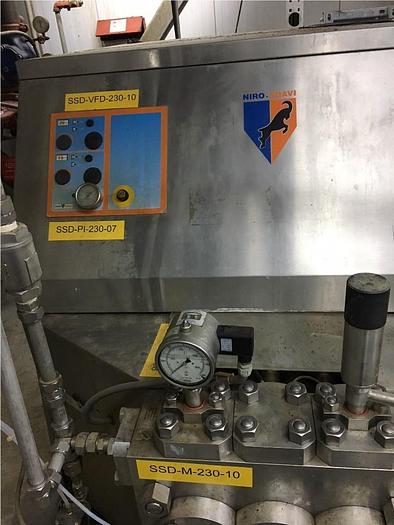 Used Spray dryer 7,000 lbs. Per hour evap. V-bottom dryer three nozzles