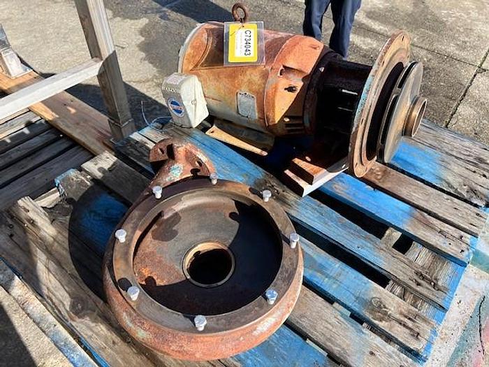 Used Pump, Centrif., 15 HP, C/st, 3" X 4", 325 GPM, #C734043