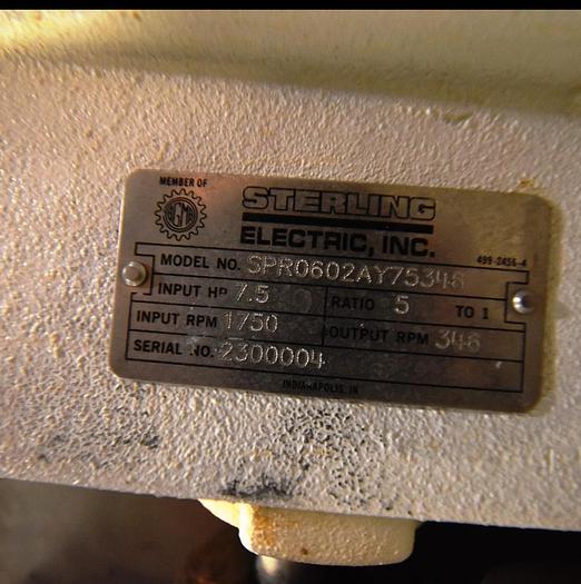 Used Pump, Positive, Waukesha, Model 130, 7.5 HP, 3” In/Out, #5991152