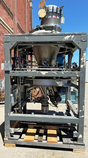 Used Dryer, Conical, 13.5 CF, Stainless Steel, Krauss Maffei, Titus-Mixer-Dryer #5562509