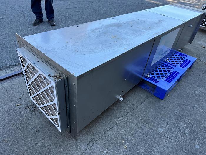 Used Scrubber, Air, 24" x 24" x 10', Stainless Steel, American Air, #5990980