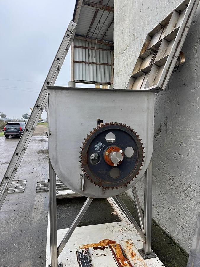Used Mixer, Ribbon, 90 CF, 316L Stainless Steel, Austin Mac Inc, 50 HP, #5991352