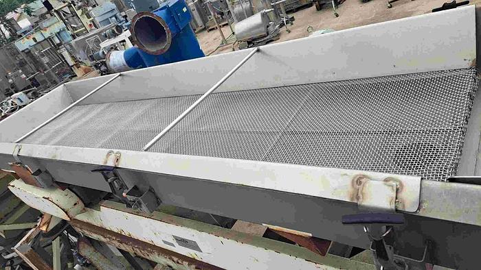 Used Screen, 2' X 7', Deamco, Vibratory, S/st, Eccentric, Food Gr #S733894