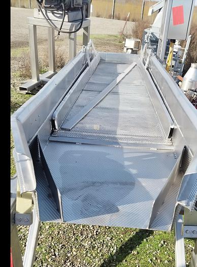 Used Screen, Vibratory, Dewatering, S/st, 5 HP #S745396