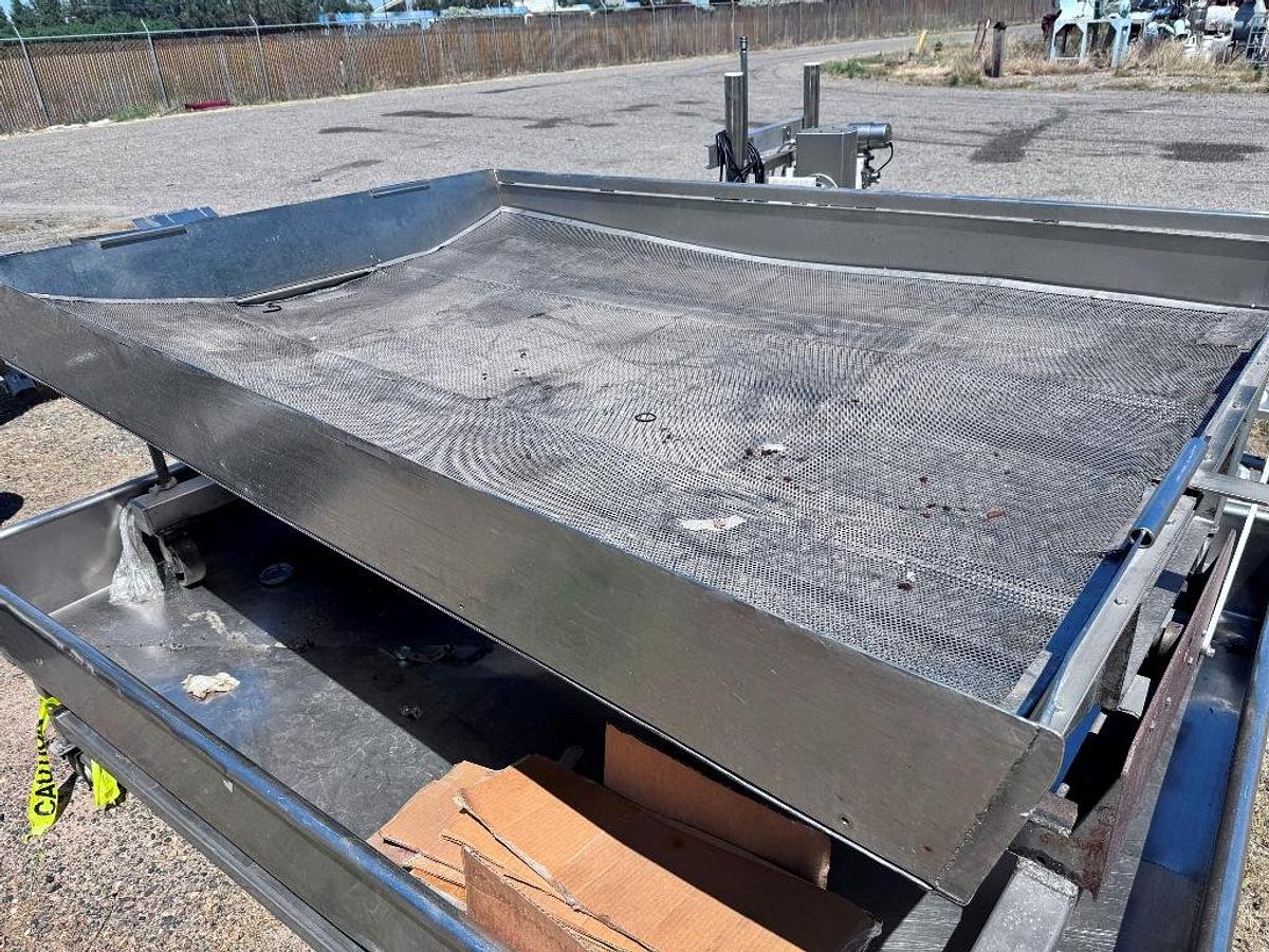 Used Cooling Pan, Stainless Steel, Screen Deck, 5' x 88", #5991800