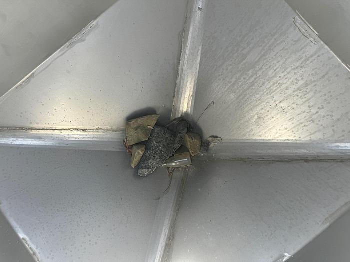 Used Bin, 40 CF, S/st, 50" X 42", Cone, Flo Bin, #S736853