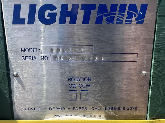 Used Reactor, 130 Gallon (500 Liters), 316L Stainless Steel, Jacketed, 45 PSI Internal, Agitated #S745435