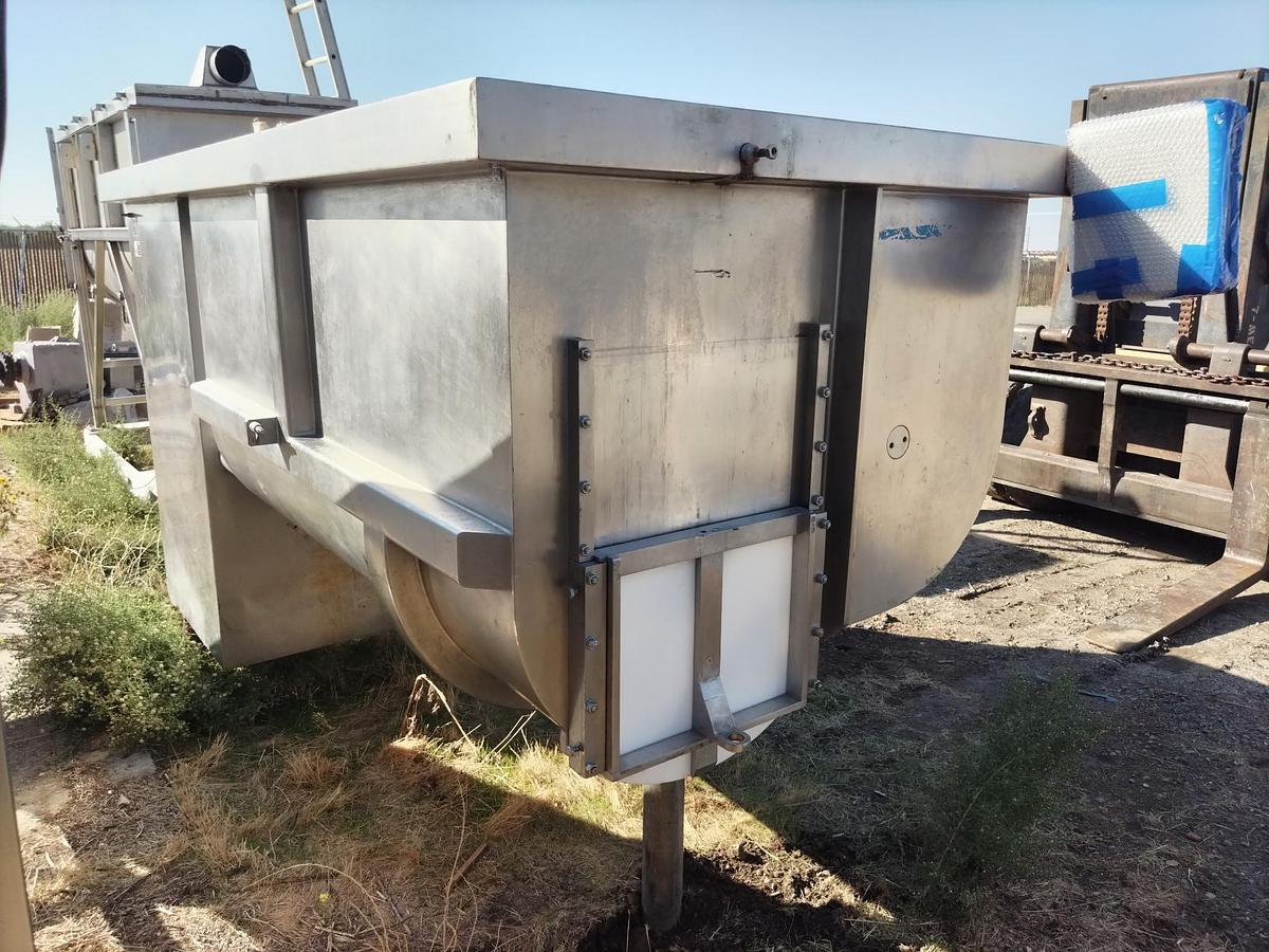 Used Mixer, Paddle, 75 CF, Stainless Steel, 30 HP