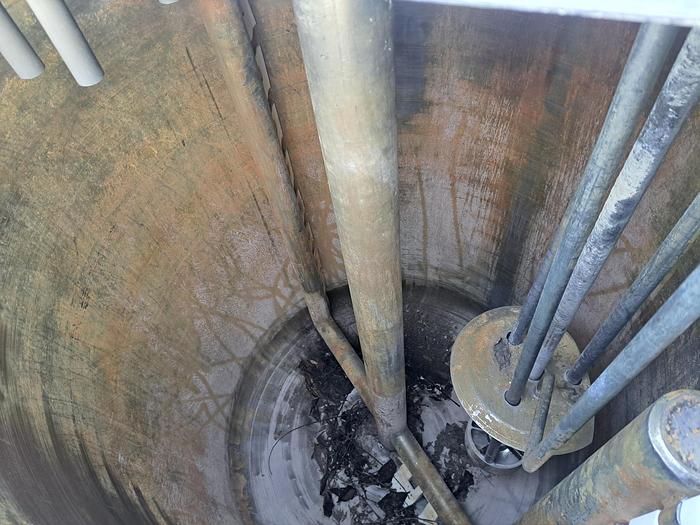 Used Tank, 441 Gallon, S/st, Jkt, Agit, 44" x 66", DB/FT, RAS #C741854
