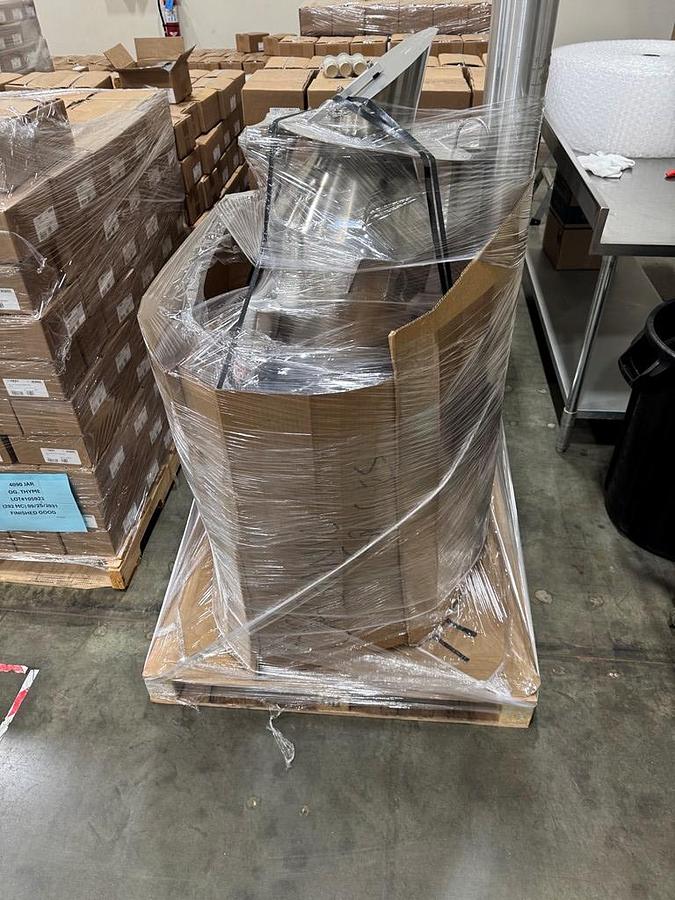 Used Conveyor, Pneumatic, PNEU-CON, 60 PSI, 304 Stainless Steel, 2" Outer Diameter #5991385