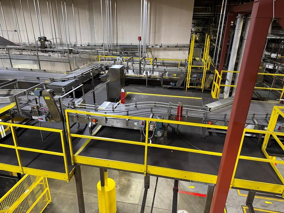 Used Canning Line, 400 BPM Class, Solbern / Angelus / Filtec / Signode, Stainless Steel, #5991611