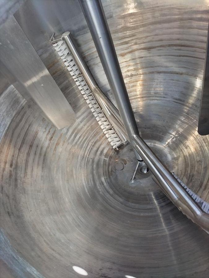Used Kettle, 300 Gallon, Stainless Steel, Jacketed, Scrape Surface Agitation, Mueller,#5991921