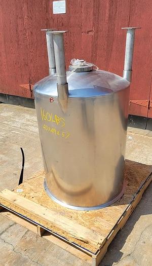 Used Tank, 110 Gallon, S/st, OT/DB #C744151