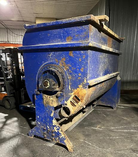 Used Mixer, Paddle, 175 CF, Carbon Steel, Tilt Discharge, #5991227