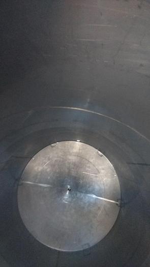 Used Tank, 6,000 Gallon, 316 Stainless Steel, Dish Bottom, Legs, #5990999