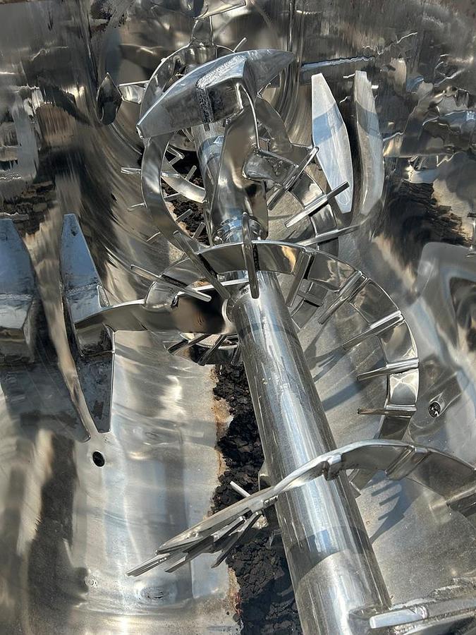 Used Mixer, Ribbon, 120 CF, Stainless Steel, Paddle/Ribbon, Jacketed, APS, #5991652