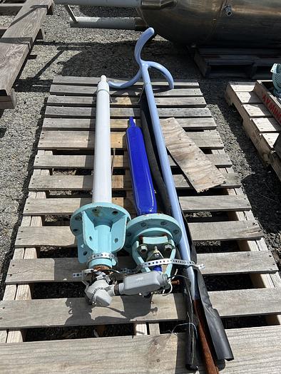 Used Reactor, 100 Gallon, Glass Lined, De Dietrich, 150 PSI, Jacketed, Agitated #S744731