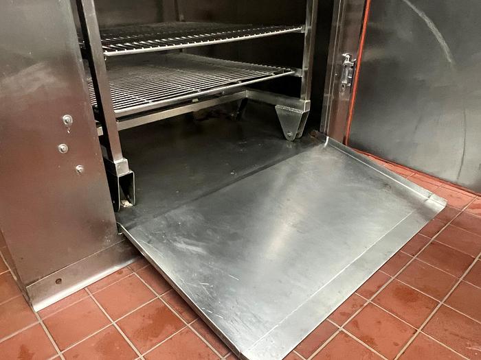 Used Koch Single Truck Smokehouse, Stainless Steel, With Cart - #4675474