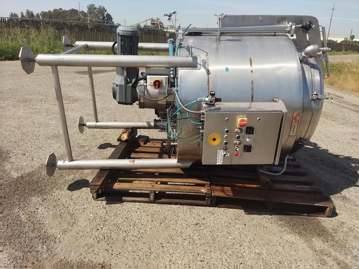 Used Kettle, 210 Gallon, DC Norris, Glycol Jacketed DA Cooling Vessel, Scrape Surface, #5991715
