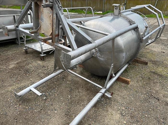 Used Tank, 350 Gallon, S/st, 60 PSI, Cherry Burrell #S744985