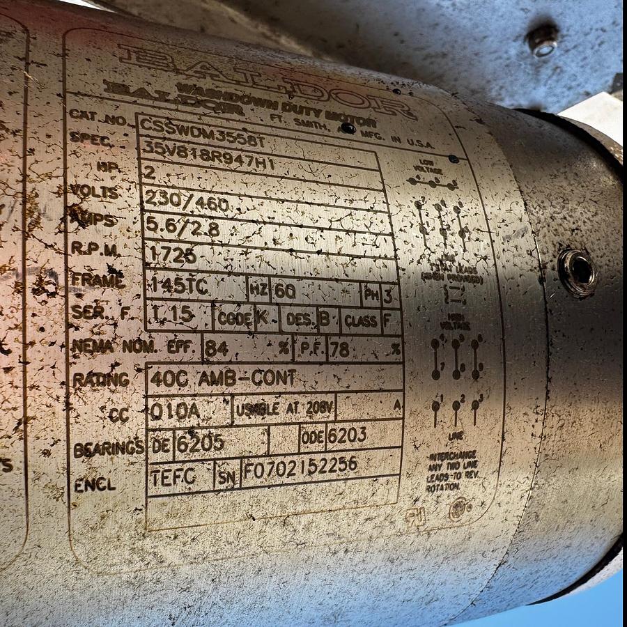 Used Conveyor, Belt, 11.75” x 12’, Incline, VWM, Cleated Belt, Stainless Steel, #5991417