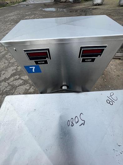 Used Feeder, Screw, 4" x 20", S/st, APV Crepaco, Model S430, Fruit Feeder #S744990