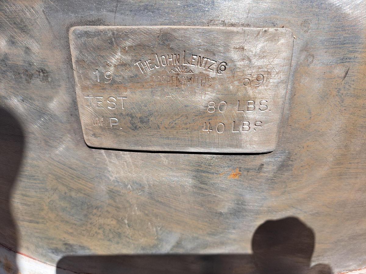 Used Kettle, 60 Gallon, S/st, John Lentz, Perf Bask, #S449120