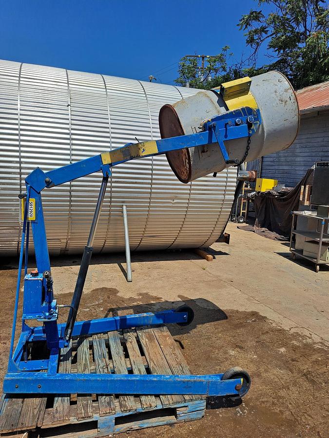 Used Dumper, Drum, Mprse, Model 400Z-60, 800 Pounds, Stainless Steel #5512920