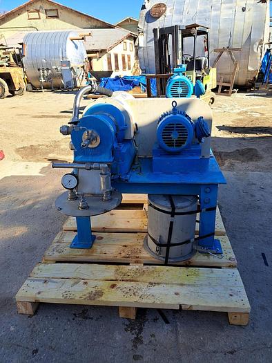 Used Centrifuge, Decanter, Bird, 6" X 12", 316 S/st, Vapor-tite, #S737546