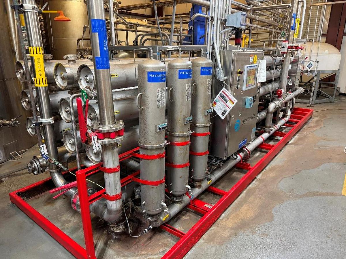 Used Filtration System, 300 GPM Nano Filtration & Permeate Storage, Osmonics/Promac/Aquafine, #5991631