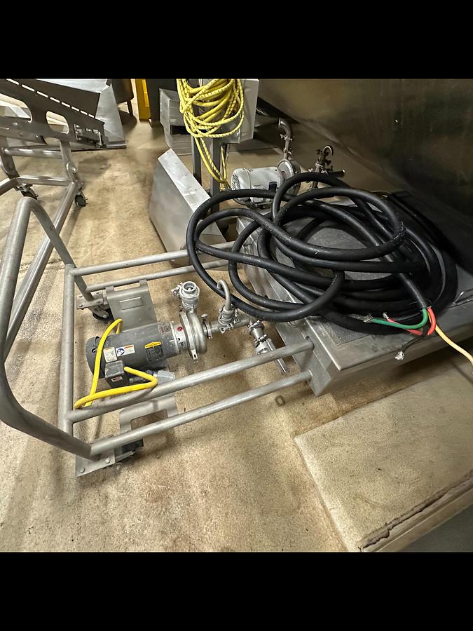 Used Mixer, Paddle, 519 CF, 304 Stainless Steel, Jacketed, 100 HP, Barely Used, #5991662