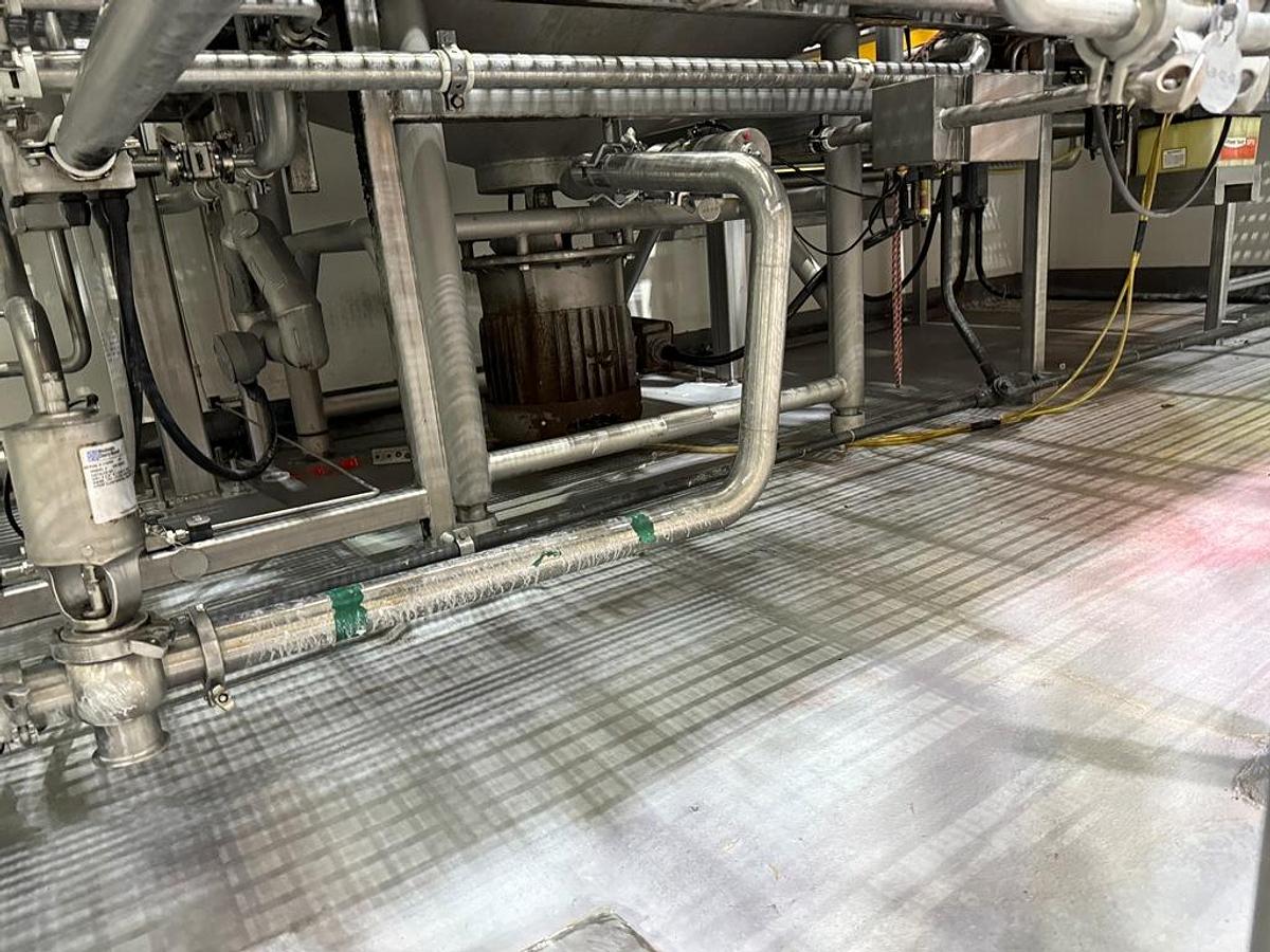 Used Liquifier Tank, 400 Gallon, Breddo, Likwifier, Stainless Steel, 40 HP, #5991622