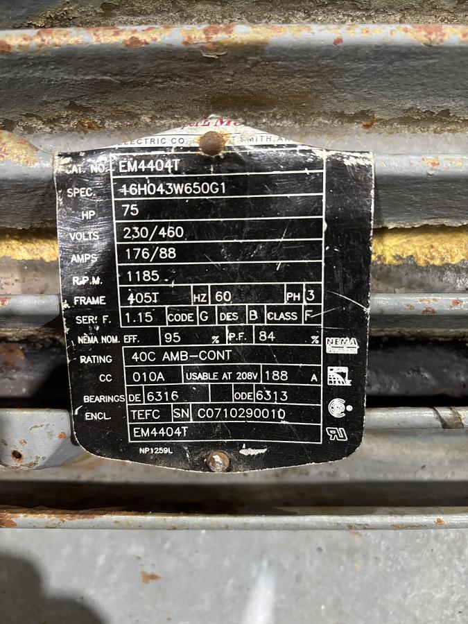 Used Pump, Piston, FMC M220 Bean Piston Pump, Ceramic, 75 HP, (Qty 3), #5991756